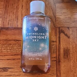 Bath & Body Works Twinkling Midnight Sky Shower Gel - Gold NEW NO USE